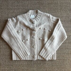 Scandi Bobble Cardigan/Chunky Knit Button Up Sweater